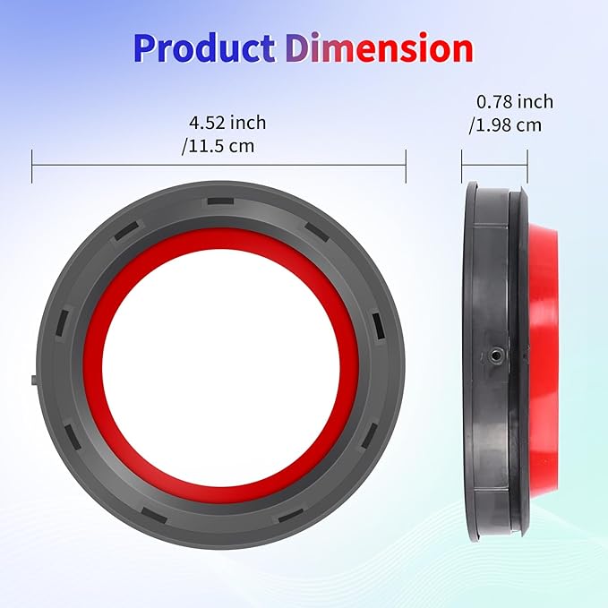 Dust Bin Fixed Sealing Ring Replacement Parts Compatible with Dyson V11 Cordless Vacuum Cleaner,Dust Bucket Accessories