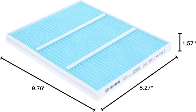 BOSCH 6034C HEPA Cabin Air Filter - Compatible with Select Hyundai Accent, Elantra, Elantra Coupe, Elantra GT, Tucson; Kia Forte, Forte Koup, Forte5