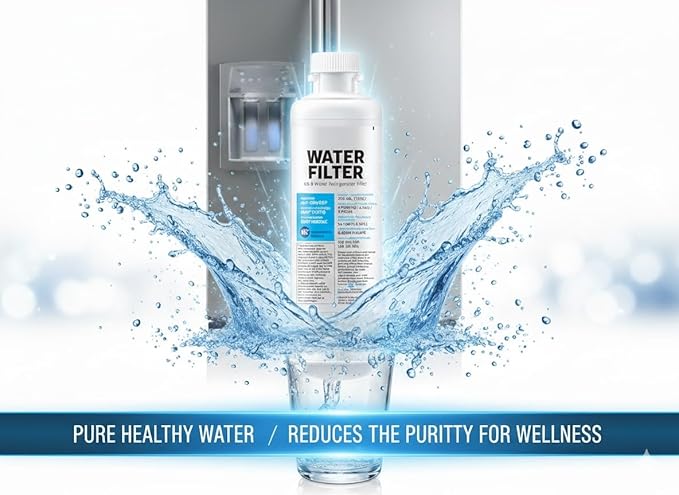 HAF-CIN/EXP DA29 Water Filter Replacement – Compatible with DA29-00020B – Carbon Block 99% Contaminant Reduction – Fresh Water & Ice – 24 Month Life 4 PACK