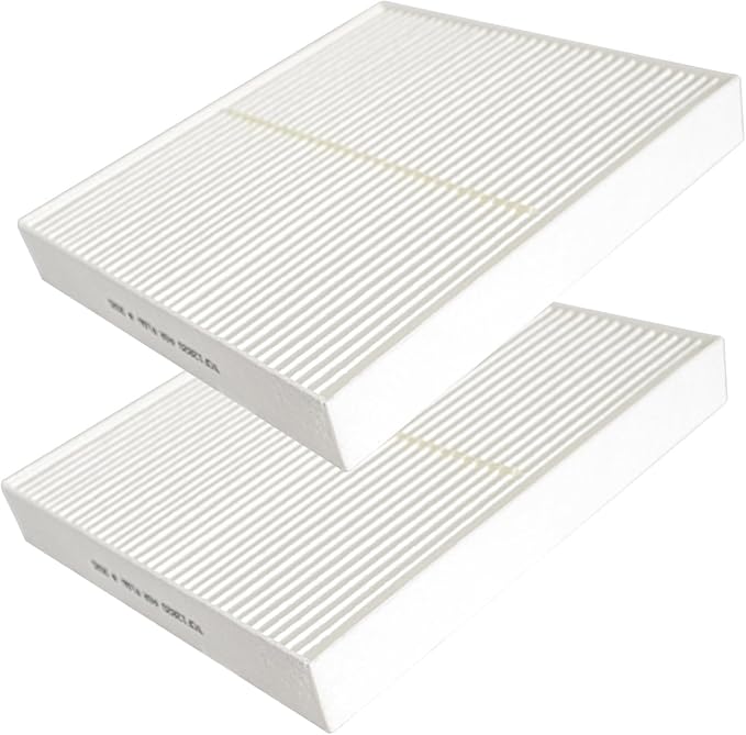 CF12820 Replacement 2 Pack Cabin Air Filter for Hyundai Elantra N Ioniq 5 6 N Kona Electric Santa Cruz Fe Sonata Tucson, Genesis GV60, Replace OE# 97133-L1000, 97133-N9100