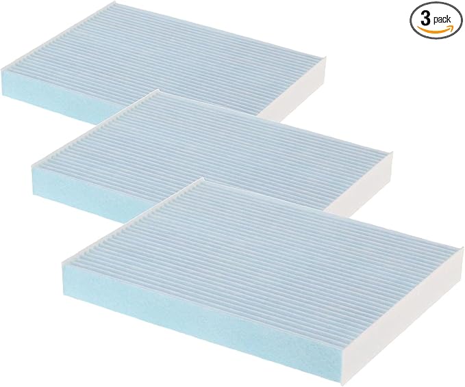 BOSCH 6089C HEPA Cabin Air Filter - Compatible with Select Kia Soul, Soul EV (Pack of 3)