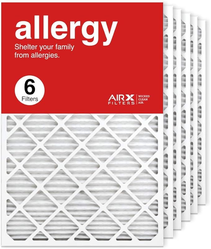 AIRx Filters 24x36x1 Air Filter MERV 11 Pleated HVAC AC Furnace Air Filter, Allergy 6-Pack, Made in the USA