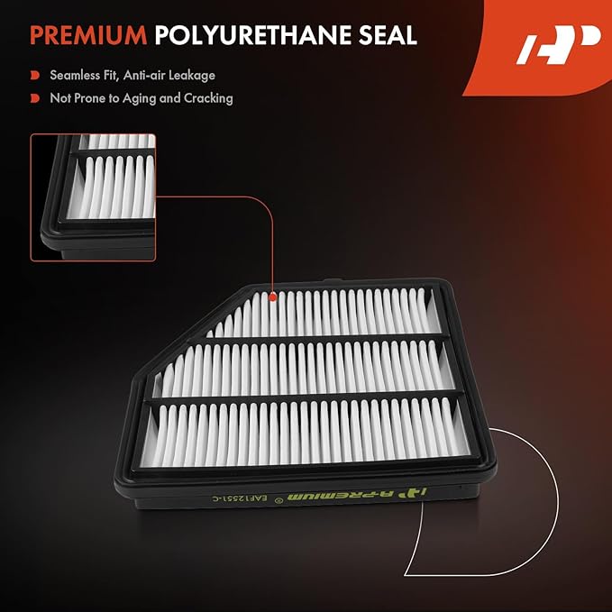 A-Premium Front Engine Air Filter Compatible with Nissan Altima 2019 2020 2021 2022 2023 2.5L, Replace# 16546-6CA0A
