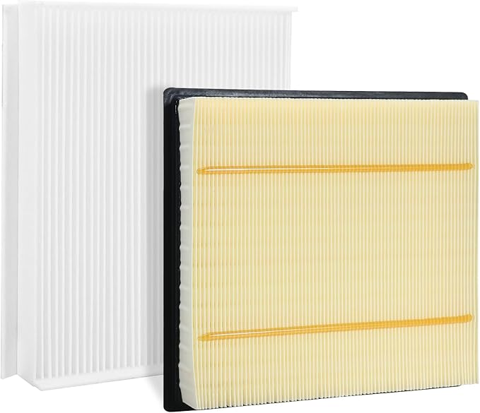 Engine Air Filter Replacement and 7C3Z-9601-A, FL3Z-19N619A Cabin Air Filter Set for Ford F150 2015-2023, for Ford Expedition 2018-2024, for Lobo 2016-2022