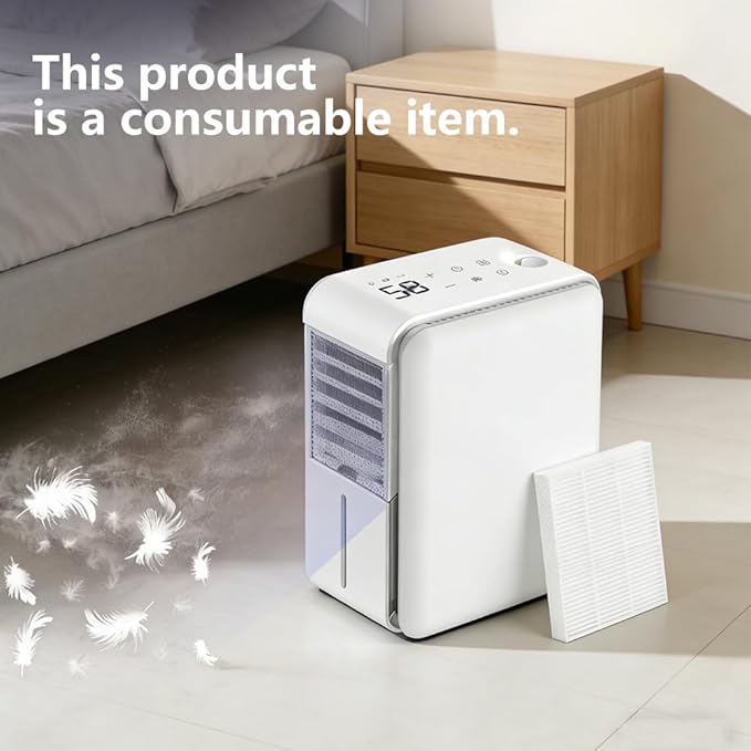 HD012 Dehumidifiers Replacement Parts Applicable to Dinzan Youtuba 3-in-1 Dehumidifier, Humidifier, Scent Diffuser and Air Purifier Replacement (10pcs)