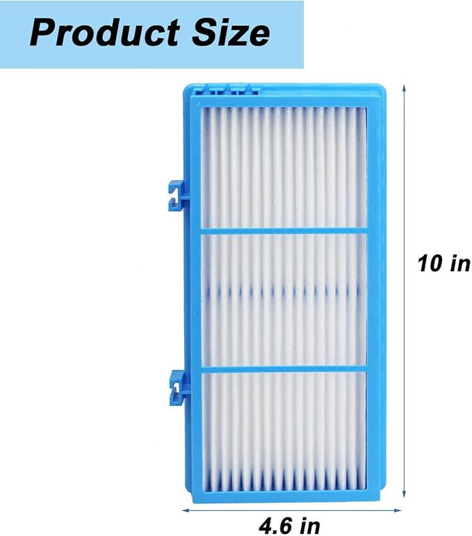 Filter Replacement for Holmes Aer1 Series, Replacement Parts # HAPF300AH-U4R, HAP242-NUC (4 Filter Replacement + 8 Booster Pre Filter)