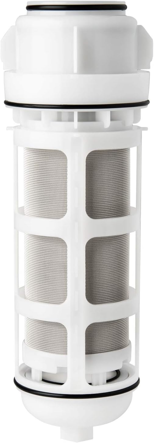 iSpring FWSP100ARB Reusable Spin Down Sediment Water Filter Replacement Cartridge with Scrapper and Seal Cover for WSPARB Series, 100 micron