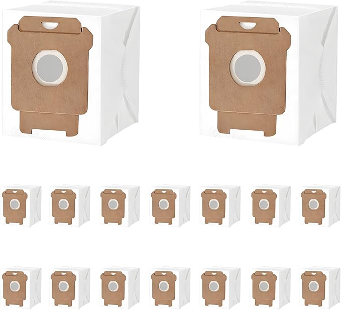 ApexOne 16 Pack Vacuum Bags for iRobot Roomba 104 Combo, 105 Combo, 105 Vac, Plus 405 Combo, Max 705 Vac, Max 705 Combo, Plus 504 Vac, Plus 505 Combo, Q0520, Combo 10 max, i, j, s Series Robot Vacuum