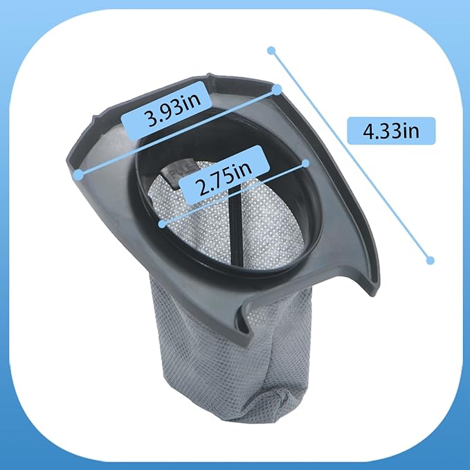 2 Pack F77 Filter Compatible with Dirt Devil 3 in 1 Bagless Vacuum Stick Models SD20020, SD20020FDI, SD20020PLFDI, SD20020TEFDI, Compare to Part# 440003993, RO-440003993