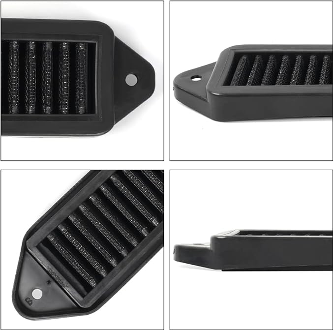 2PCS WOOTON Black Cabin Air Cowl Filters Fit for BMW E Chassis E82 E88 E90 E91 E92 E93 X1 335i 135i 328i