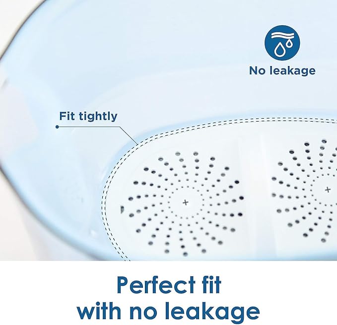 [Original] Waterdrop Replacement Filters for All Waterdrop Pitcher Filtration System, Reduces Lead, PFAS, PFOA/PFOS, Chlorine, Last Up to 3 Months or 200 Gallons, 2 Packs，WD-PF-01A Plus, NSF Certified