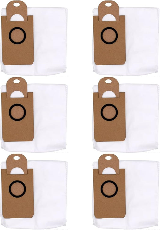 6 Pack Dust Bags for iHome AutoVac Nova Self Empty Robot Vacuum Replacement Accessory Parts