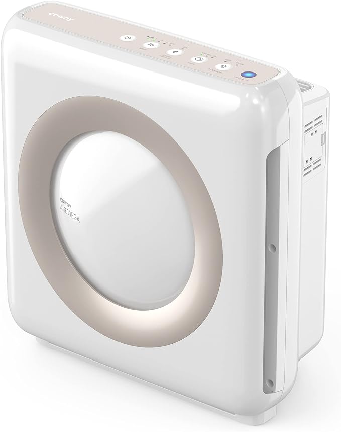 Bundle | 1 Coway Airmega AP-1512HH(W) True HEPA Purifier White + 1 Extra Coway Airmega AP-1512HH Air Purifier Replacement Filter Set