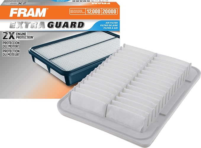 FRAM Extra Guard CA10190 Replacement Engine Air Filter for Select Toyota, Scion and Pontiac Models, Provides Up to 12 Months or 12,000 Miles Filter Protection