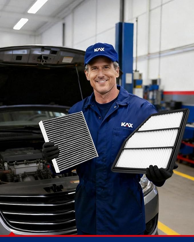 KAX Engine & Cabin Air Filter Kit, Replacement for Nissan Altima 2019-2025 2.5L, Replace# CA12551 CF12552