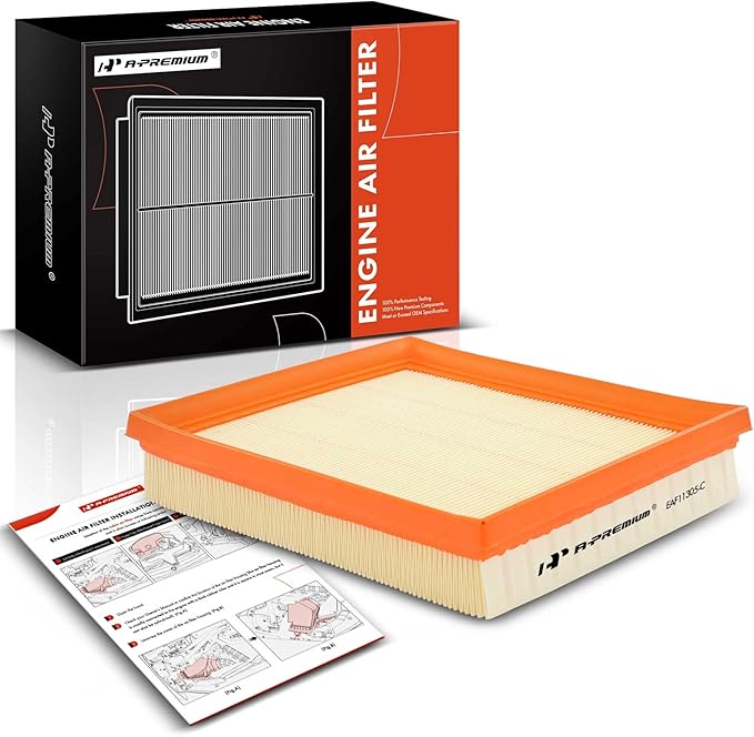 A-Premium Engine Air Filter Compatible with BMW F30 F32 228i, 228i xDrive, 320i, 320i xDrive, 328d, 328d xDrive, 328i, 328i xDrive, 428i, 428i xDrive, 2012-2018, Replace# 13717630911