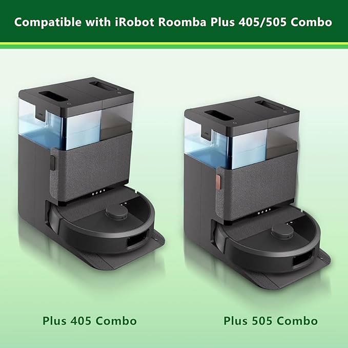 23PCS Replacement Parts Kit for iRobot Roomba Plus 505/405 Combo Robot Vacuum, Includes 2 Roller Brushes, 4 Mop Pads, 4 HEPA Filters, 6 Side Brushes, 6 Vacuum Bags, 1 Cleaning Tool
