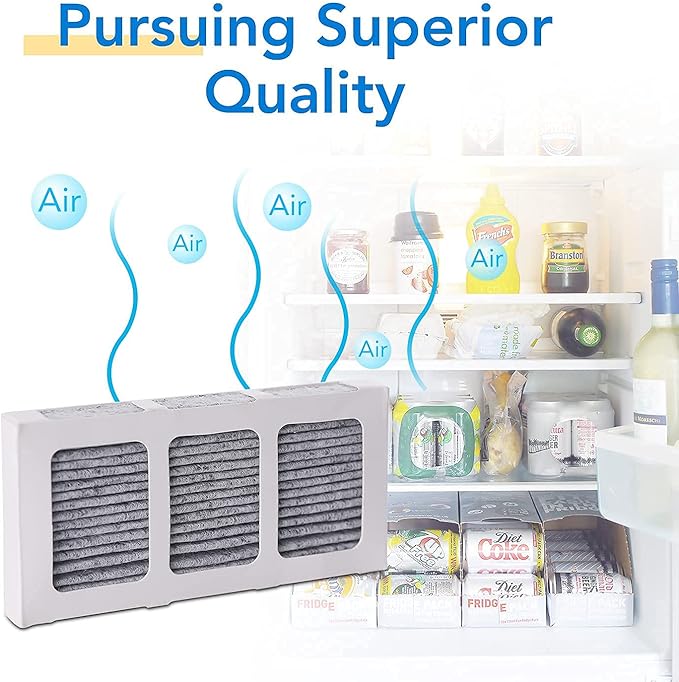 ICEPURE Refrigerator Air Filter Replacement for Pureair Ultra 2, Pure Air Ultra 2, Pureair Ultra ii, Electrolux 242047805 5303918847 PAULTRA2 PD00044143 PS12364179 EAP12364179 AP6285787 4582822, 4PACK