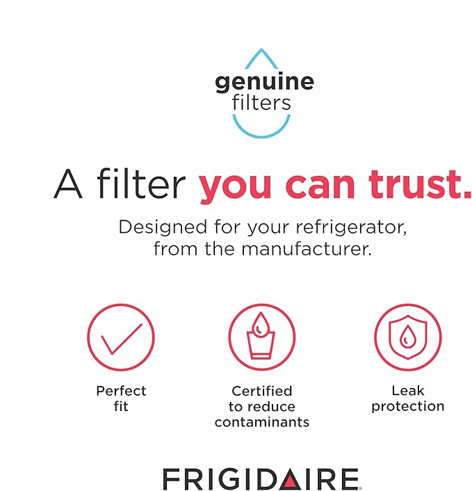 Frigidaire PurePour® PWF-1 (FPPWFU01) & PureAir® AF-2 (FRGPAAF2) Water & Air Filter Combo Kit,(Pack of 6)