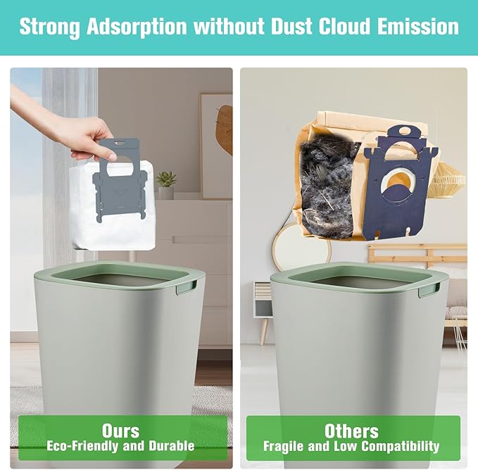 18 Pack Replacement Vacuum Bags Compatible with iRobot Roomba i7, i7+, j7, j7+, i3, i3+,i4, i4+, i6, i6+, i8, i8+, s9, s9+ Plus, i & s & j Series Automatic Dirt Disposal Bags