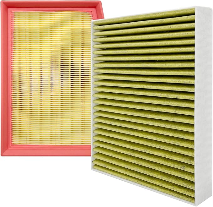 Cabin and Engine Air Filter Fits for 2024-2025 Trax, 2021-2025 Trailblazer, 2020-2025 Encore GX, Fits CF11966, CA12814, 42712666,JM966,JM2666
