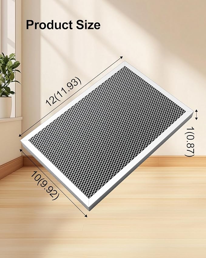 WUMZIJ 1PC 5443 Dehumidifier Filter Compatible with Whole-House Dehumidifiers Models 1830 1850 1852 and Ventilation Models 8191 8192, MERV 8 Washable 10x12x1
