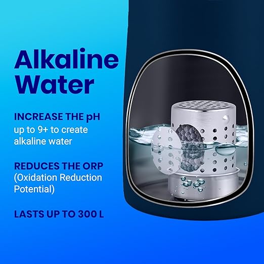 DYLN VitaBead Diffuser | Creates Hydrogen-Rich, pH 9+ Alkaline Antioxidant Water | Replacement for DYLN Bottle | Natural Mineral Ionized Hydrogen Generator for Delicious Tasting Water | 2-Pack