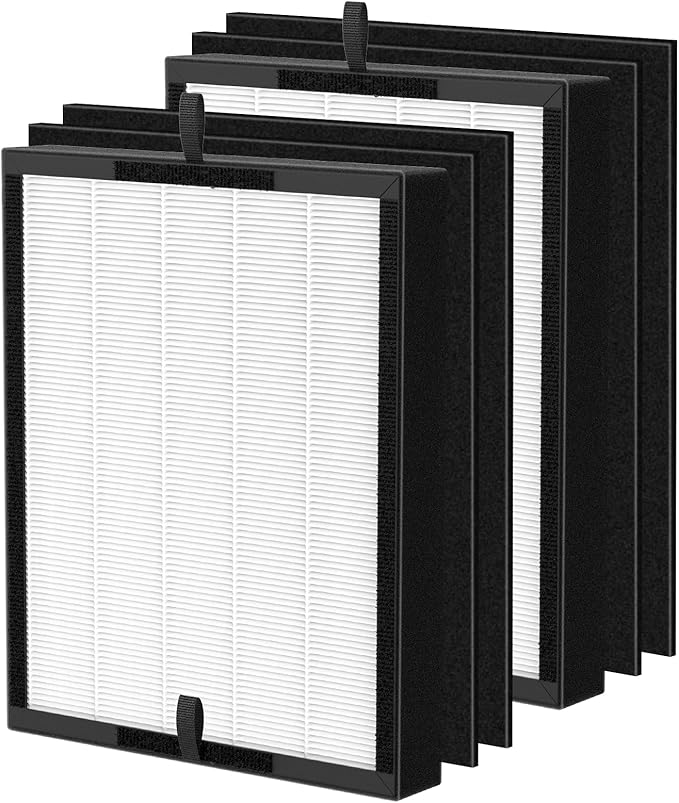 45i Replacement Filter Compatible with Alen BreatheSmart Flex Bh400 & 45i Air Purifier, 3-in-1 45i HEPA Filter+ Activated Carbon Pre Filter, B4-Pure/ Fl40, 2 Hepa+4 Carbon Filter