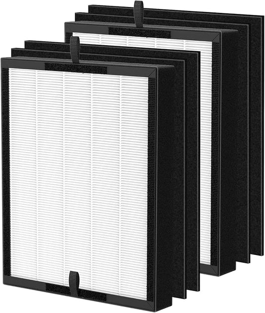 45i Replacement Filter Compatible with Alen BreatheSmart Flex Bh400 & 45i Air Purifier, 3-in-1 45i HEPA Filter+ Activated Carbon Pre Filter, B4-Pure/ Fl40, 2 Hepa+4 Carbon Filter