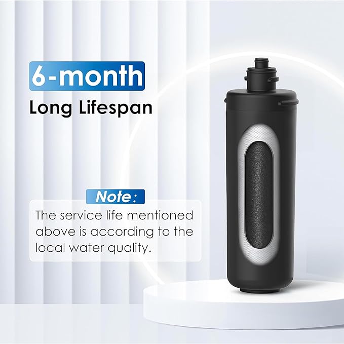 Waterdrop RF10-CM Replacement Filter Cartridge for 10UB-CM Under Sink Water Filter, Reduces 99% Chloramine, Chlorine, Bad Taste & Odor, NSF/ANSI 42 Certified