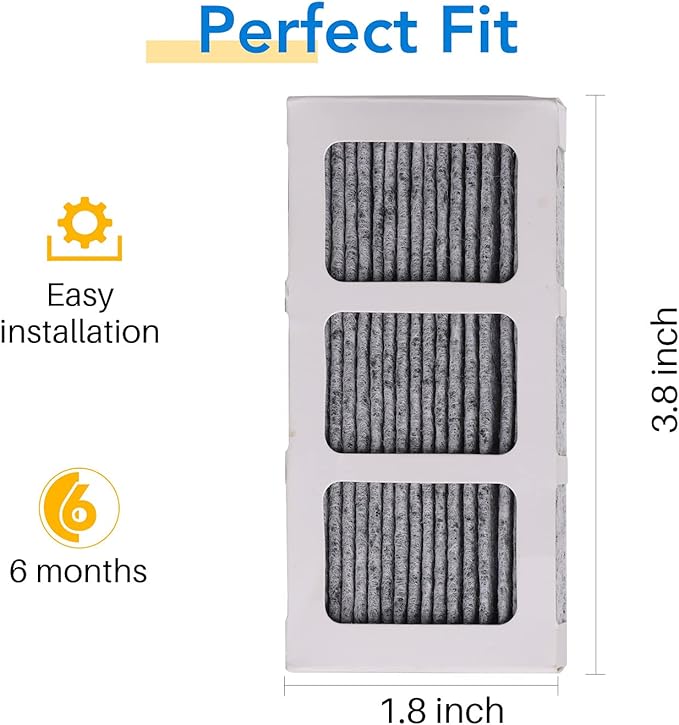 ICEPURE Refrigerator Air Filter Replacement for Pureair Ultra 2, Pure Air Ultra 2, Pureair Ultra ii, Electrolux 242047805 5303918847 PAULTRA2 PD00044143 PS12364179 EAP12364179 AP6285787 4582822, 3PACK