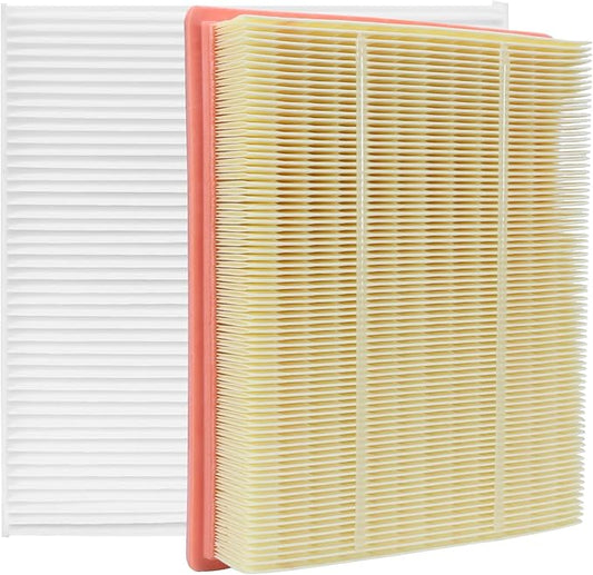 Engine Air Filter Replacement 16546-6RA0A, 27277-6RC0A Cabin Air Filter Combo Set Compatible with Nissan Rogue 2021 2022 2023