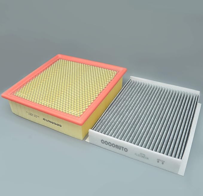 Engine Cabin Air Filter Set for Ford F150 (2015-2026) 2.7L 3.0L 3.3L 3.5L 5.0L, Ford Expedition Lincoln Navigator (2018-2024), Replace FL3Z19N619A FP79 FA1883