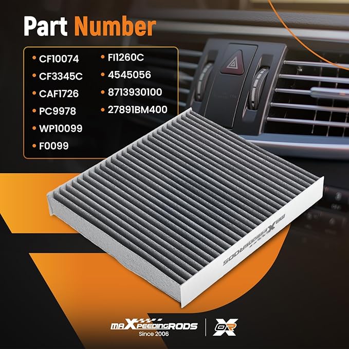 maXpeedingrods CF10074 Cabin Air Filter for Lexus GS F, GS200T, GS350, GS450H, IS200T, IS250, IS300, IS350, IS500, RC F, RC200T, RC300, RC350