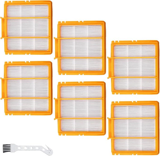 Replacement Parts for Shark AI AV2501S AV2511AE AV2610WA AV2501AE RV2502AE RV2400WD RV2610WD AV2510AOUS RV2520AOUS UR250BEOUS UR2500SR rv2410wd AI Ultra 2- in-1 Robot Vacuum Cleaner,6 Pack Filters