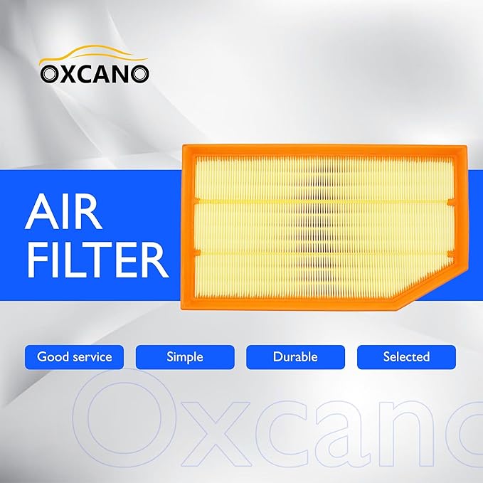 68257030AA Engine Air Filter Compatible With 2018 2019 2020 2021 2022 2023 2024 Jeep Wrangler 2.0L/3.6L, 2020-2024 Jeep Gladiator 3.6L Replacement for AF5277