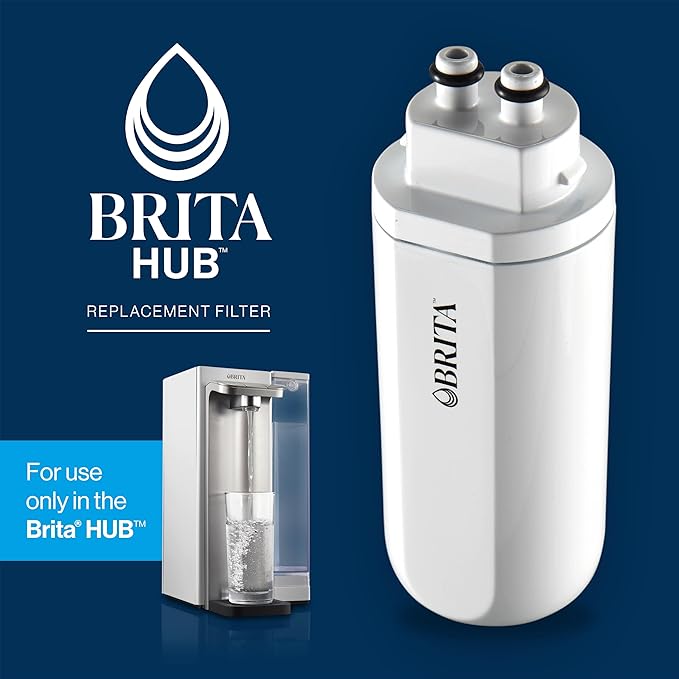 Brita HUB™ Filter Replacement, Water Filter for Instant Powerful Countertop Water Filtration System