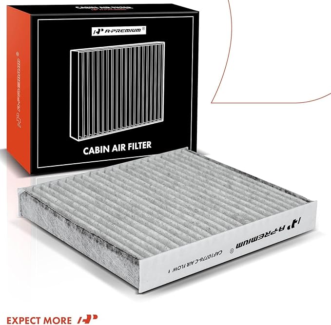 A-Premium 2-PC Cabin Air Filter with Activated Carbon Compatible with Kia Soul 2010 2011 2012 2013, Replace# 971332K000