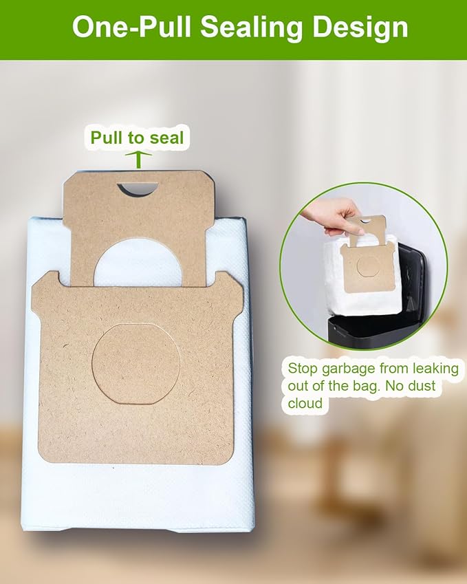 ApexOne 24 Pack Vacuum Bags for iRobot Roomba 104 Combo, 105 Combo, 105 Vac, Plus 405 Combo, Max 705 Vac, Max 705 Combo, Plus 504 Vac, Plus 505 Combo, Q0520, Combo 10 max, i, j, s Series Robot Vacuum