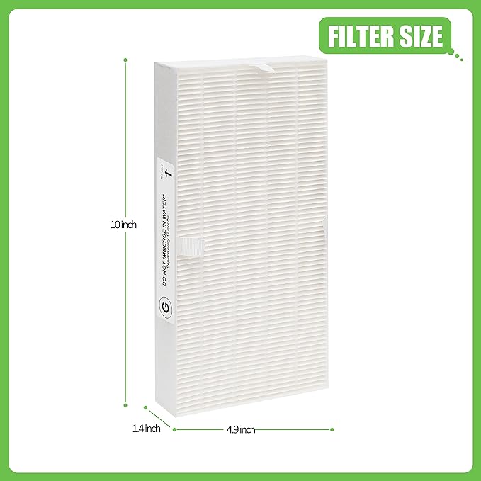 HRF-G Replacement Filter, Compatible with Honeywell HPA020B HPA020 & HPA030B HPA030 & HPA075/080 Series and HPA175/180 Series Air Purifier, Part Number HRF-G1/HRF-G2 2 Pack