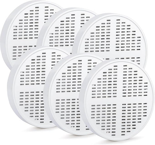 6-Pack, Vitamin C + E + A Shower Filter Replacement Cartridge, Compatible with AquaHomeGroup Shower, Vitamin-Infused Shower Head Filter, Healthier Skin, Hair & Nails. Removes Chlorine & Impurities.