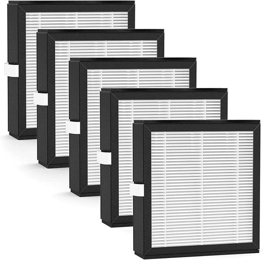 5 Packs Q10 Replacement Filters Compatible with Afloia Q10 Air Cleaner Purifier and Dehumidifier 2-in-1