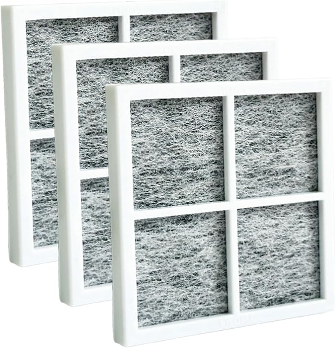 3 Pcs Refrigerator Air Filter Replacement Fit for LG LRFVC2406S, LFXS28596D, LFXS28566M, SRFVC2406S, LRMVC2306S, LRMNC1803S