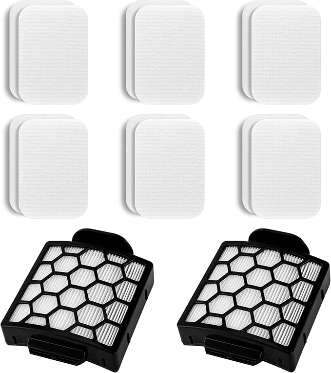 Filter Replacement for Shark Pet Plus NV250 NV251 NV255 Pet ZU102 ZU100 Swivel Pro NV150 NV151 Pet Pro ZU60 ZU62 ZU51 CU50WM Navigator Rotator Upright Vacuum, Replaces Part # 1238FT60 1239FT60
