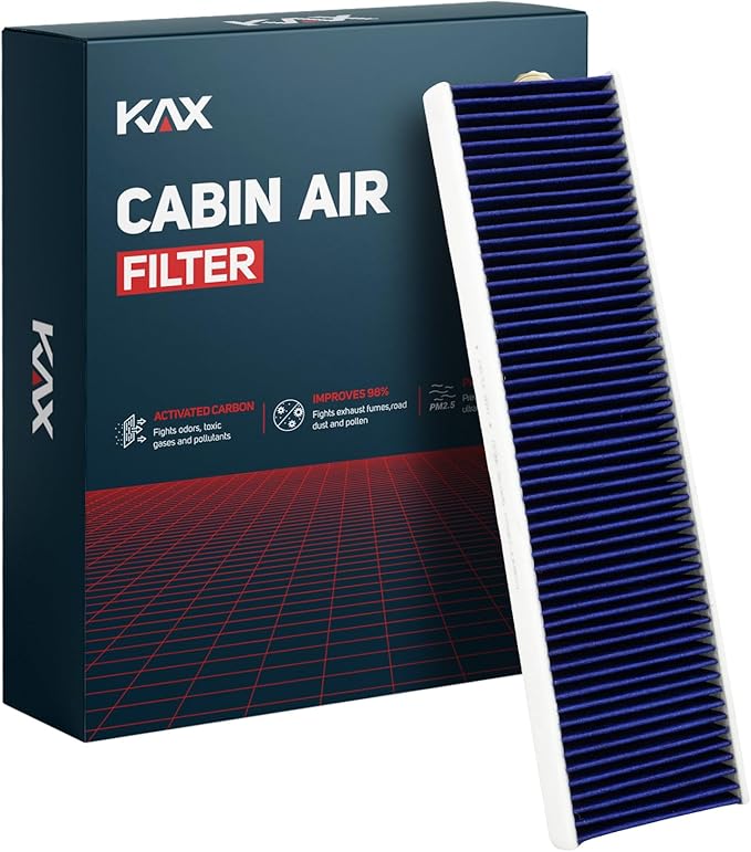 KAX Premium Cabin Air Filter with Dual Active Carbon, CF10733 Replacement for Mini Cooper 2007-2015, Countryman 2011-2016, Paceman 2013-2016, Strong Adsorption Passenger Compartment Air Filter