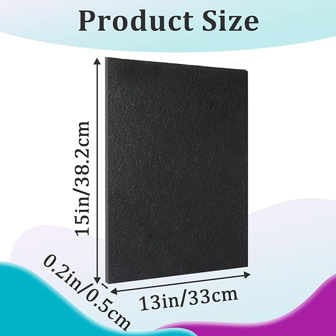 8 Pcs Activated Carbon Pre-Filters Compatible with Coway AP1512HH & Airmega 200M Air Purifier, Helps Reduce Unwanted Odors, Provide a Fresher Indoor Environment