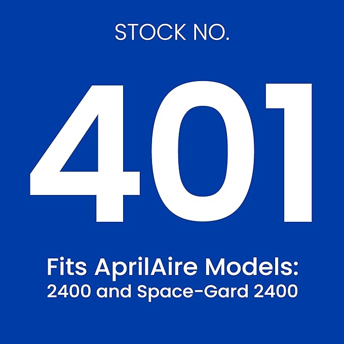 AprilAire 401 Replacement Furnace Filter for AprilAire 2400, Space-Gard 2400 Whole-House Air Purifiers - MERV 10, 16x25x6 Air Filter (Pack of 10)