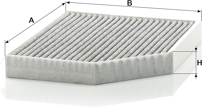Mann Filter CUK 2450 Automotive Cabin Air Filter with Activated Carbon, Car & Truck Passenger Compartment OEM Filter Replacement for Audi Q5 & A4, Porsche Macan and more