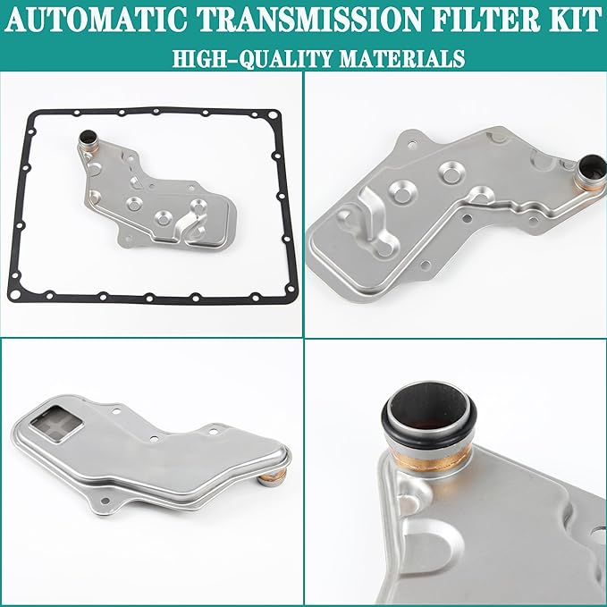 RE4R03A Automatic Transmission Filters Kit Compatible with 1989-2008 Nissan Pathfinder Frontier Xterra D21 Pickup Infiniti J30 M30 Q45 2.4L 3.0L 3.3L 4.5L Replaces 31728-41X02 ‎31728-41X00
