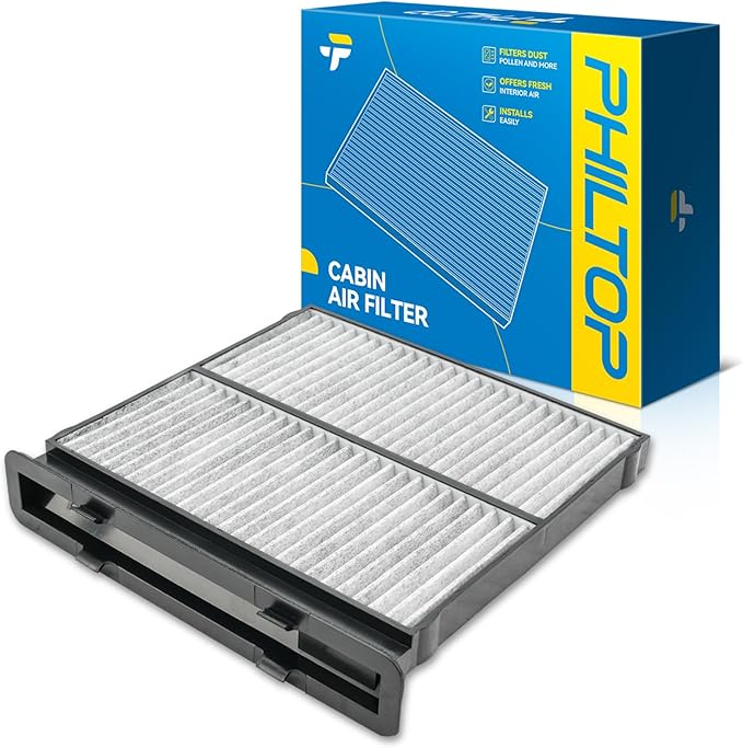 PHILTOP Cabin Air Filter w/Activated Carbon, Compatible with CF12775 Subaru Forester 2019-2026, WRX 2022-2026, Carbon Filter Up Dust Pollen Odor